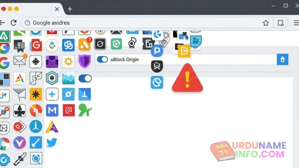 Using Too Many Browser Extensions